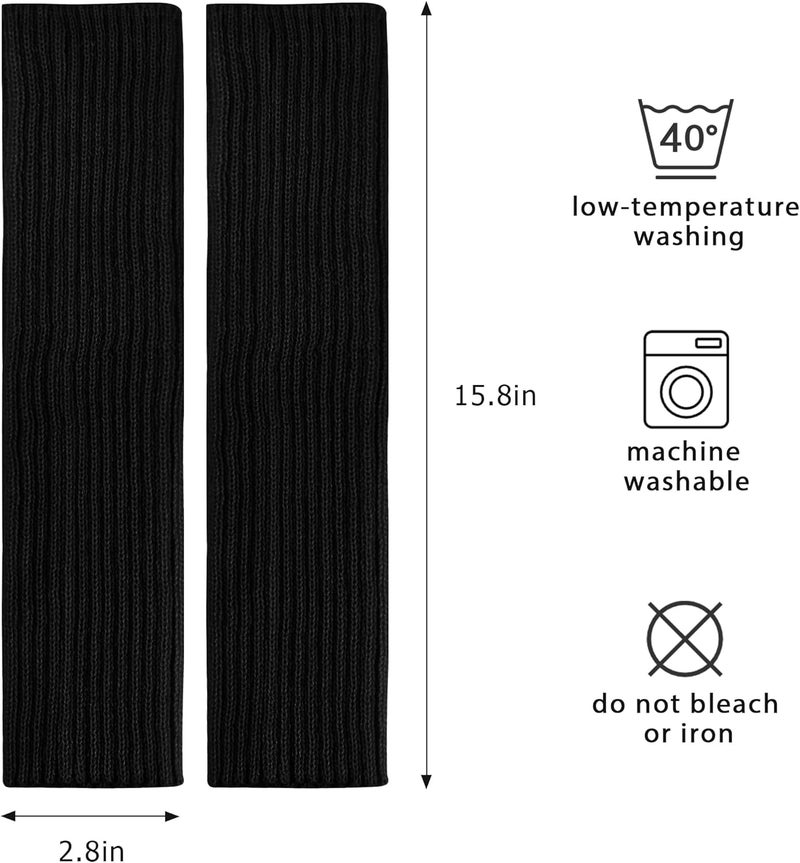 HEMOUR Leg Warmers for Women Girls Ribbed Knit, Fall Winter Gifts, Legwarmers Socks Y2K Fashion Yoga Ballet Dance Sports - Image 5
